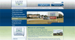 Desktop Screenshot of lairdhospital.com